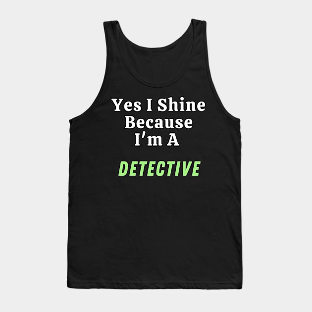 detective Tank Top by Mdath